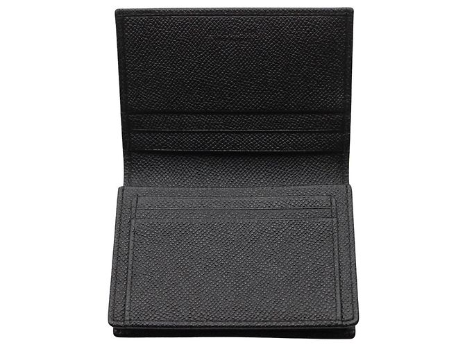 Bulgari Tarjetero Bvlgari de piel negra Negro - vista 5