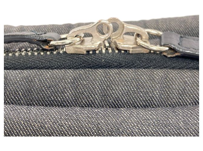 Saco Tote Chanel Coco Cocoon em denim Marrom - vista 14