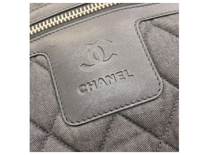 Saco Tote Chanel Coco Cocoon em denim Marrom - vista 16