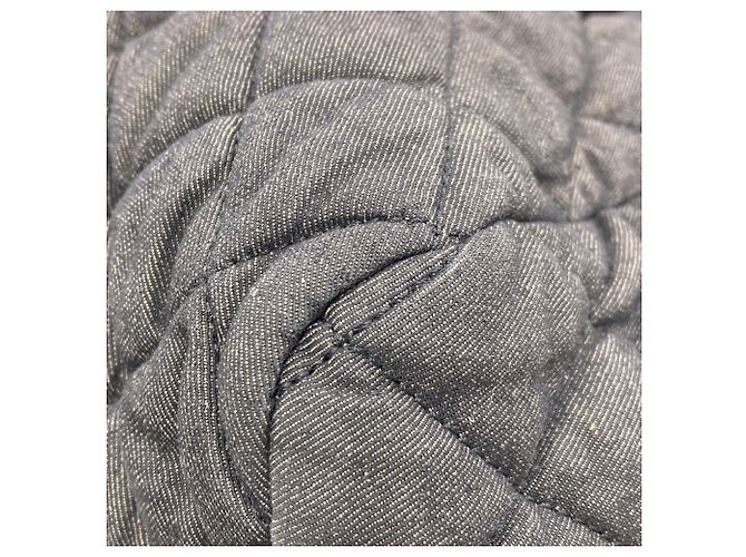 Saco Tote Chanel Coco Cocoon em denim Marrom - vista 18