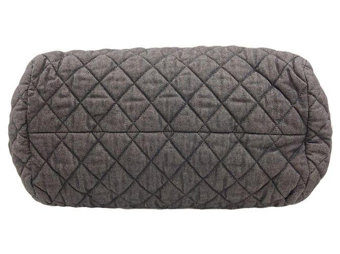 Saco Tote Chanel Coco Cocoon em denim Marrom - vista 4