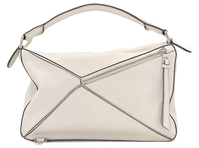Loewe Puzzle Bag 2-Way Handtasche Weiß - Ansicht 2