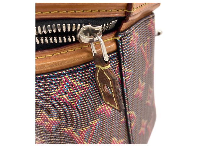Louis Vuitton Cannes Handtasche Braun Rot - Ansicht 12