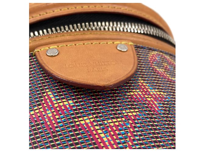 Louis Vuitton Cannes Handtasche Braun Rot - Ansicht 14