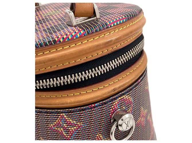 Louis Vuitton Cannes Handtasche Braun Rot - Ansicht 15