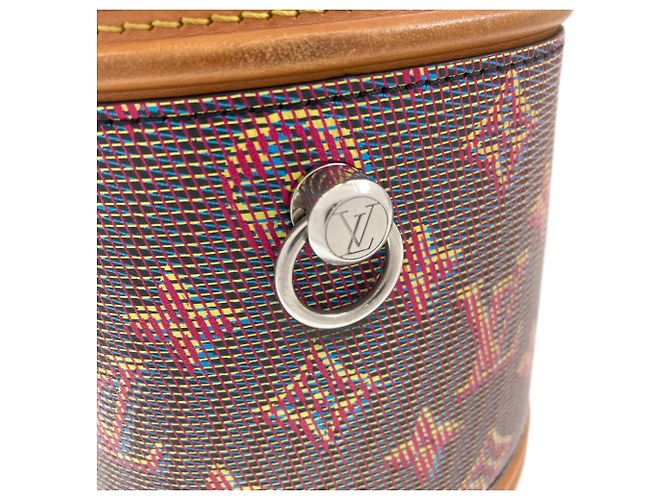 Louis Vuitton Cannes Handtasche Braun Rot - Ansicht 16
