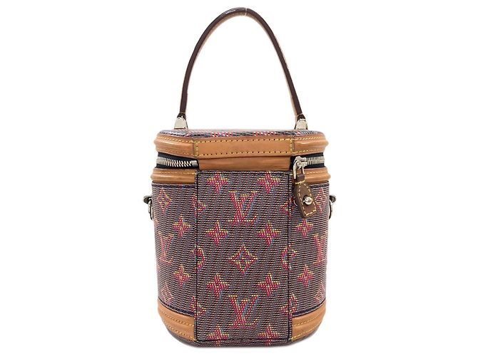 Louis Vuitton Cannes Handtasche Braun Rot - Ansicht 2