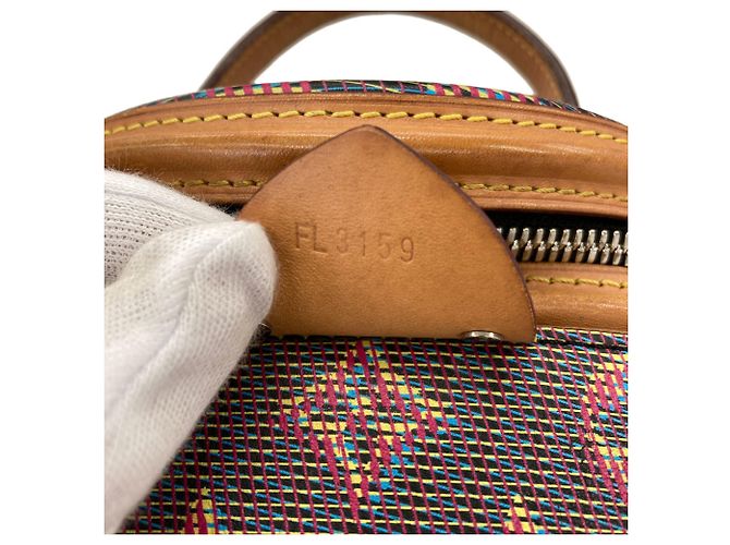 Louis Vuitton Cannes Handtasche Braun Rot - Ansicht 7