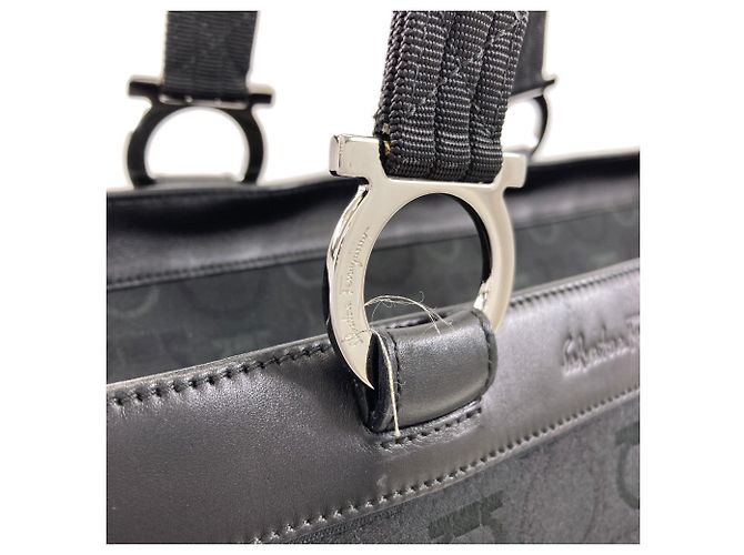 Salvatore Ferragamo Tote Bag mit Gancini-Hardware Schwarz - Ansicht 11