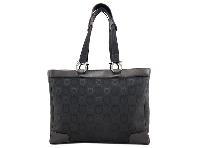 Salvatore Ferragamo Tote Bag mit Gancini-Hardware Schwarz - Ansicht 2