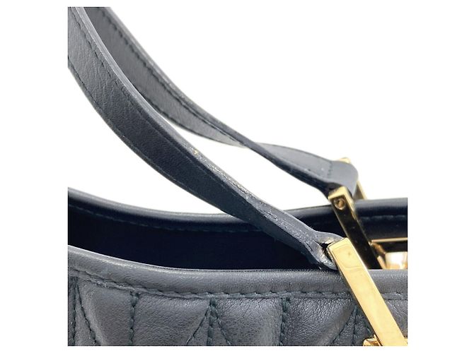 Bolsa Gucci acolchoada com padrão espinha de peixe Preto - vista 13