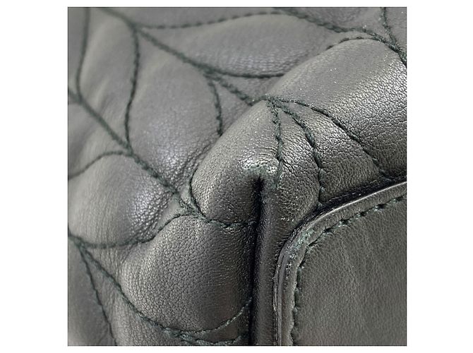Bolsa Gucci acolchoada com padrão espinha de peixe Preto - vista 15