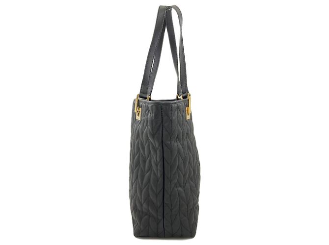 Bolsa Gucci acolchoada com padrão espinha de peixe Preto - vista 3