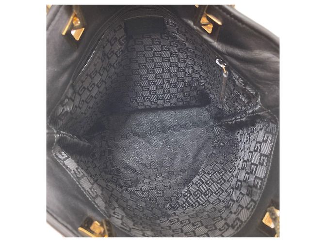 Bolsa Gucci acolchoada com padrão espinha de peixe Preto - vista 5