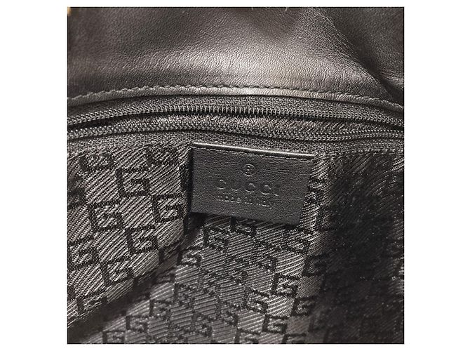 Bolsa Gucci acolchoada com padrão espinha de peixe Preto - vista 6