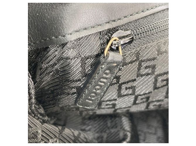 Bolsa Gucci acolchoada com padrão espinha de peixe Preto - vista 7