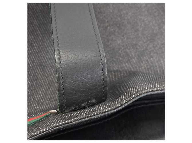 Borsa Gucci Sherry Line Nero - vista 11