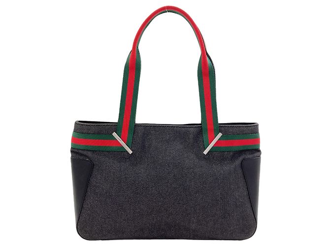 Borsa Gucci Sherry Line Nero - vista 2