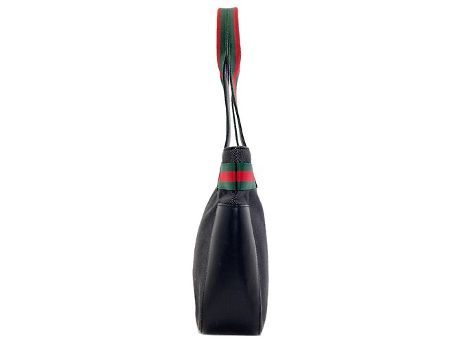 Borsa Gucci Sherry Line Nero - vista 3