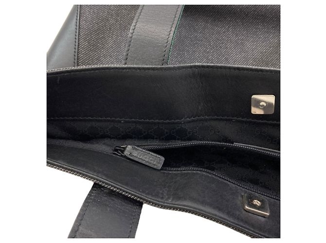 Borsa Gucci Sherry Line Nero - vista 7