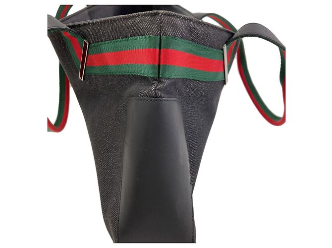 Borsa Gucci Sherry Line Nero - vista 9