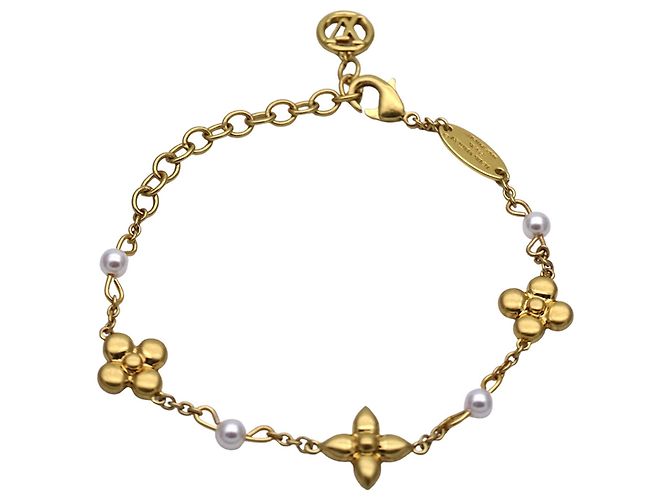 Pulseira com pingentes em ouro Louis Vuitton Dourado - vista 2