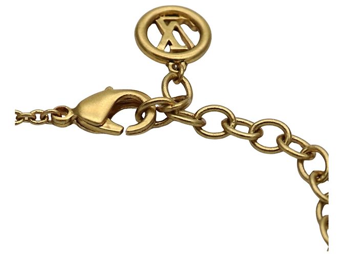 Pulseira com pingentes em ouro Louis Vuitton Dourado - vista 3