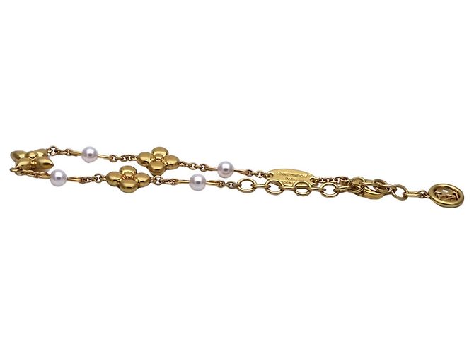 Pulseira com pingentes em ouro Louis Vuitton Dourado - vista 6