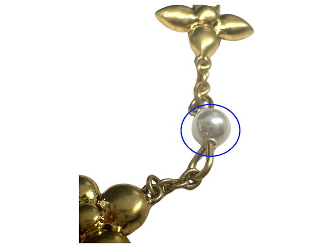 Pulseira com pingentes em ouro Louis Vuitton Dourado - vista 7