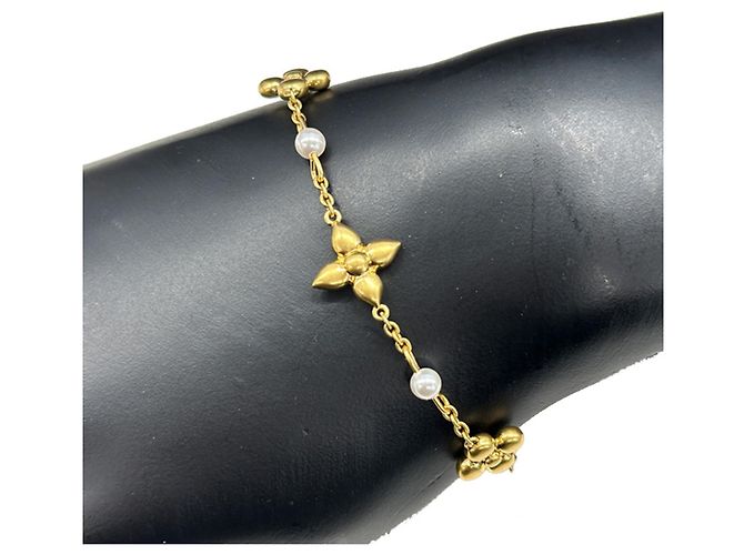 Pulseira com pingentes em ouro Louis Vuitton Dourado - vista 8