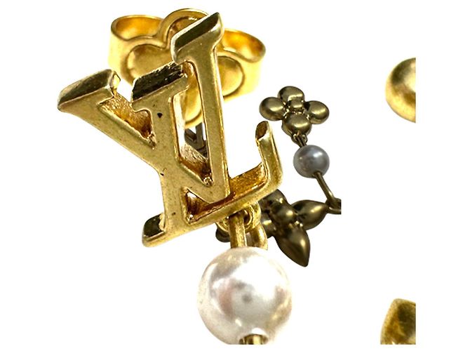 Louis Vuitton Gold Earrings Golden - view 8