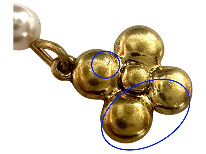 Louis Vuitton Gold Earrings Golden - view 9