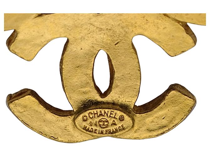 Chanel GP Triple Coco Brosche Gold Golden - Ansicht 5