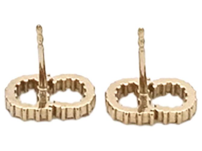 Orecchini Christian Dior Gold Rhinestone D'oro - vista 4