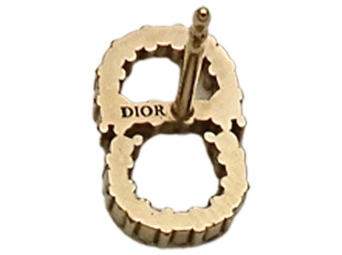 Orecchini Christian Dior Gold Rhinestone D'oro - vista 5