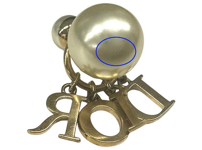 Orecchini eleganti in oro e bianco Christian Dior D'oro - vista 14