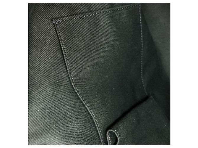 Céline Bolso Celine C Sulky Canvas para mujer Castaño Negro - vista 8