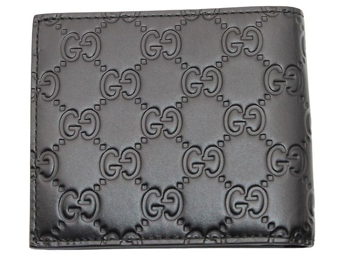 Gucci Bi-Fold Leather Wallet Black - view 2