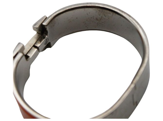 Hermès Hermes HERMES Bangle Clic Clack H Orange - view 5
