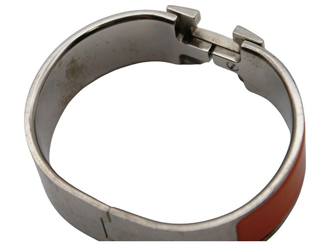 Hermès Hermes HERMES Bangle Clic Clack H Orange - view 6