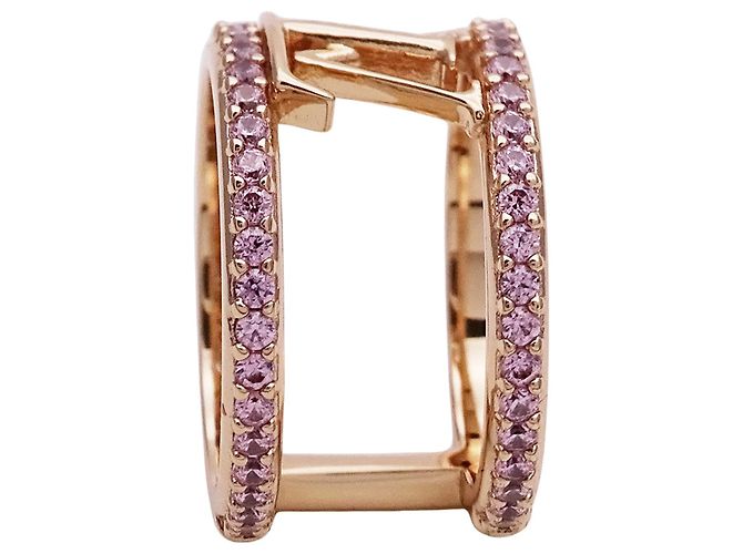 Louis Vuitton Ring aus Roségold und Strass Golden - Ansicht 4
