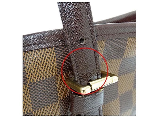 Borsa a mano Tote Louis Vuitton Damier da donna Marrone Damier ebene - vista 11