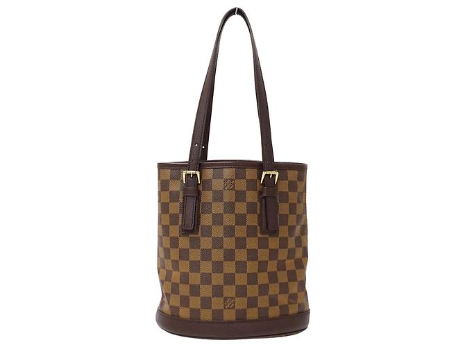 Borsa a mano Tote Louis Vuitton Damier da donna Marrone Damier ebene - vista 2