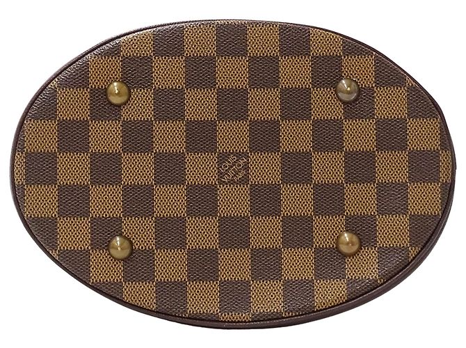 Borsa a mano Tote Louis Vuitton Damier da donna Marrone Damier ebene - vista 3
