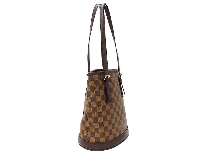 Borsa a mano Tote Louis Vuitton Damier da donna Marrone Damier ebene - vista 4