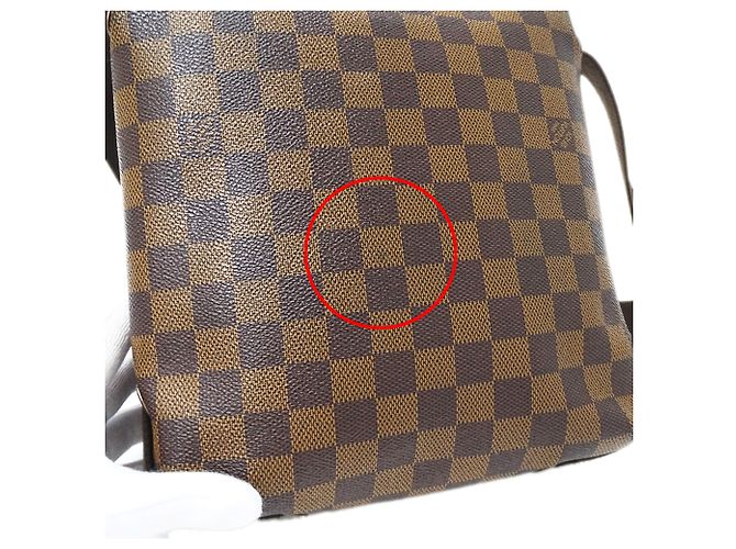 Louis Vuitton Damier Canvas Handtasche Braun Damier ebene - Ansicht 10