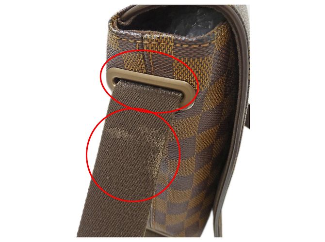 Louis Vuitton Damier Canvas Handtasche Braun Damier ebene - Ansicht 11