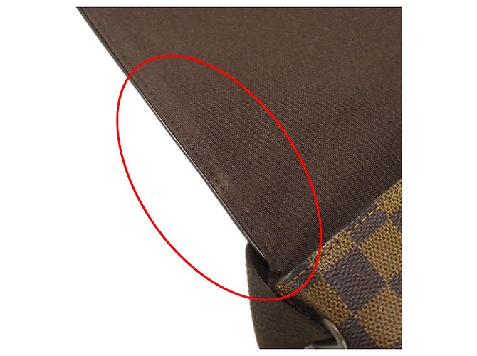 Louis Vuitton Damier Canvas Handtasche Braun Damier ebene - Ansicht 7
