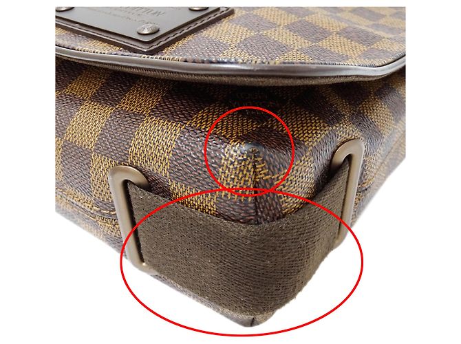 Louis Vuitton Damier Canvas Handtasche Braun Damier ebene - Ansicht 8