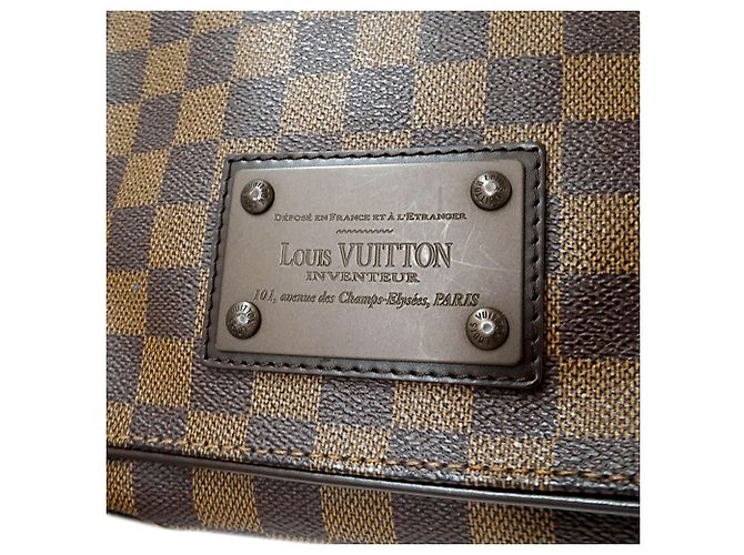 Louis Vuitton Damier Canvas Handtasche Braun Damier ebene - Ansicht 9